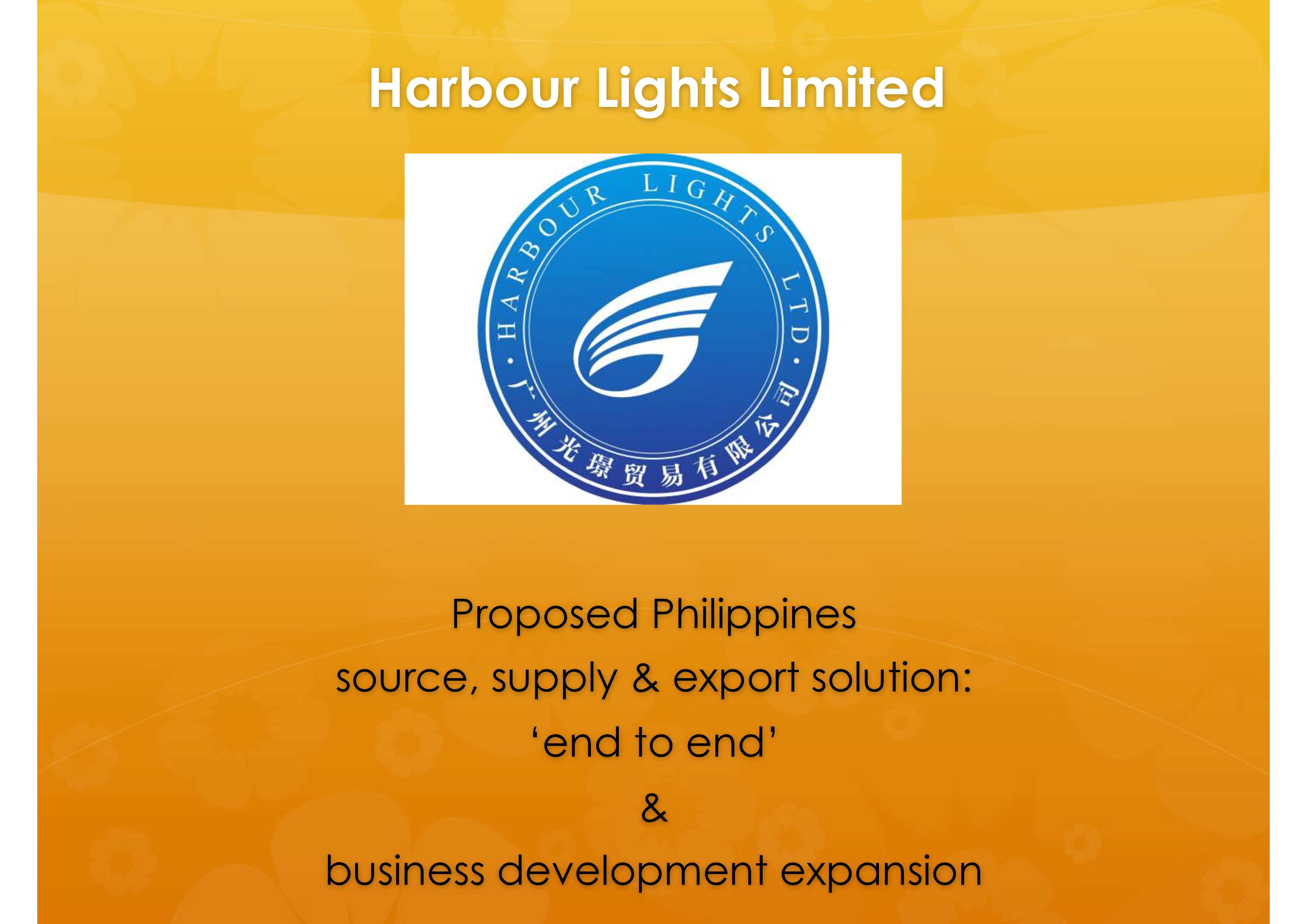 Harbour Lights Limited Philippine Proposal 0